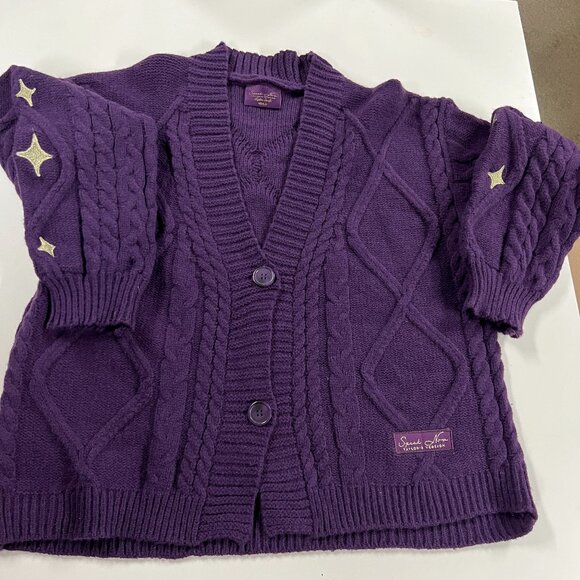 Taylor Swift Speak Now purple cardigan sweater size medium large - Picture 1 of 12